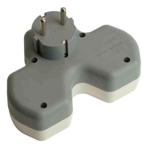 Разветвитель сетевой 2-местный с/з и USB+Type C Stekker ADP16-15-20 50071 - фото 3