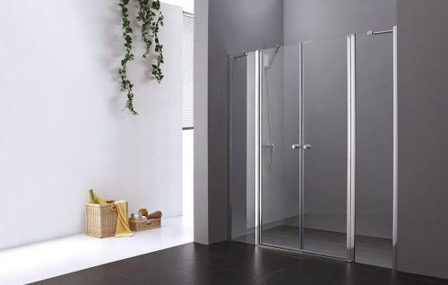 Душевая дверь Cezares ELENA ELENA-W-B-22-240-C-Cr 240х195 стекло прозрачное профиль хром - фото 2