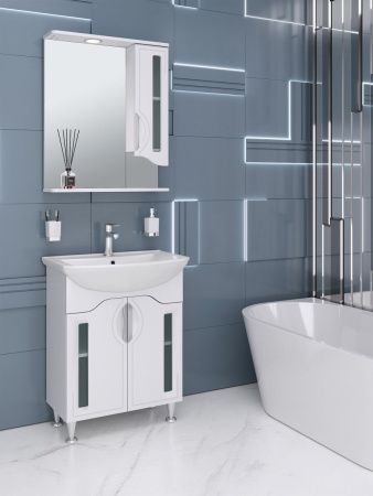 Тумба под раковину Runo ТОЛЕДО 00000001038 60х30 напольная цвет белый