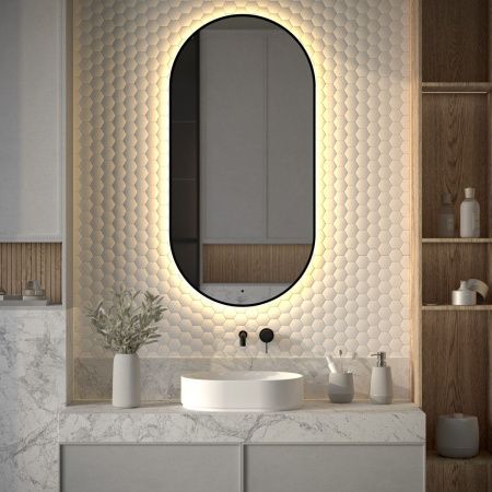 Зеркало с подсветкой Defesto AURA DF 2936R 60х120 подвесное