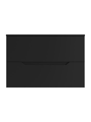 Тумба под раковину Orange Line Li-80TubMDF 80х50 подвесная цвет черный