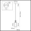 Светильник подвесной Odeon Light Saga (Сага) 5088/1A