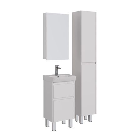 Зеркало-шкаф LeMark Universal LM45ZS-U 50х80 подвесной цвет белый