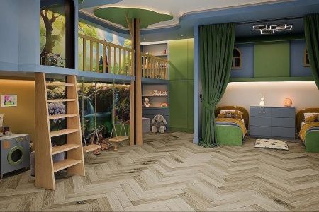 Кварцвиниловая плитка Damy Floor LONDON LVT 200415EL-01-LVT Честер толщина 0.25 см 43 класс 590х118