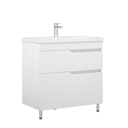 Тумба под раковину Corozo Теона SD-00001512 80х40 напольная цвет белый