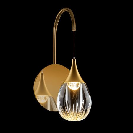Бра Delight Collection Stilla (Стилла) MB24001004-1A gold/clear