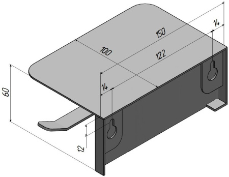 Бумагодержатель Aquanet Магнум 00336613