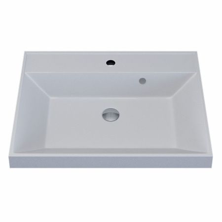 Раковина из искусственного камня Uperwood Classic Quartz 291030000 60х50 полувстраиваемая цвет белый