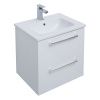 Тумба под раковину Dreja Gio 77.0101W 60х50 подвесная цвет белый