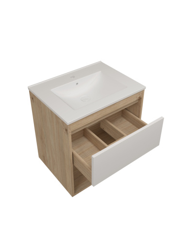 Фасад для тумбы под раковину Teymi Vitra T60408 57х2х23 цвет белый - фото 3