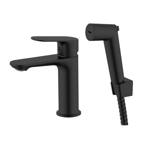 Смеситель Voda Shore Black SHR27HB на раковину черный - фото 2