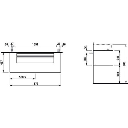 Тумба под раковину Laufen Sonar 4.0546.1.034.140.1 120х50 цвет золото