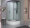 Душевая кабина Frank 148009 90х90 четверть круга без крыши ориентация универсальная