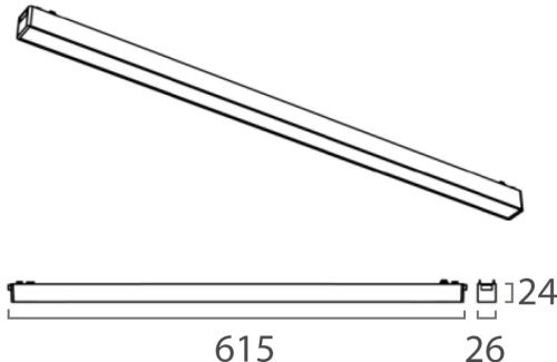 Трековый магнитный светильник Italline Kreator (Креатор) IT09-9013 black 4000K - фото 2