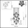 Люстра каскадная Odeon Light Mussels (Мусселс) 5039/11