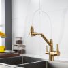 Смеситель для кухни Rose R558G на мойку золото