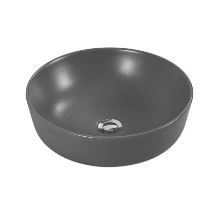 Раковина из сантехнического фарфора Aquatek ЕВРОПА AQ5558-MG 40х40 накладная цвет серый без отверстий под смеситель