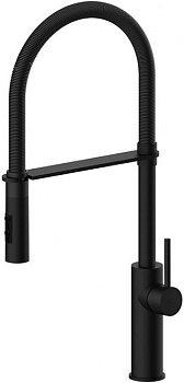 Смеситель для кухни Paffoni Light LIG179NONO на мойку черный без термостата