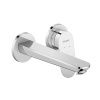 Смеситель для раковины Duravit Viu WA1070004010 встраиваемый в стену хром (внешняя часть)