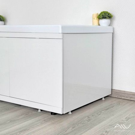 Экран под ванну Alavann Rita 75 см ALV0768001 торцевой МДФ белый