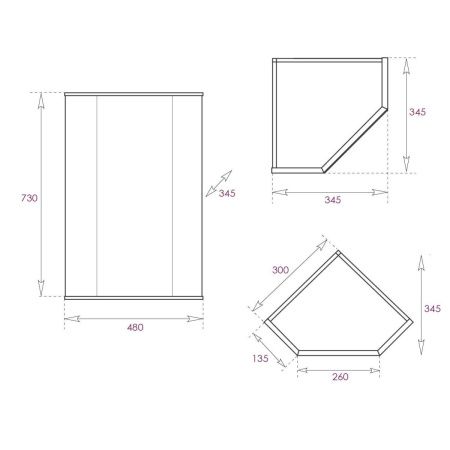 Зеркало-шкаф Onika Модерн 303402 50х70 подвесной цвет белый