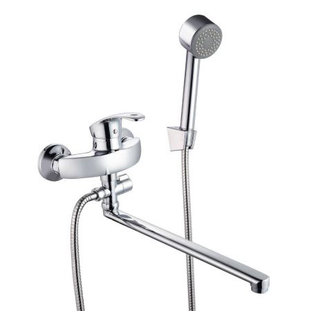 Смеситель для ванны и душа FAUZT FZs-814-115 настенный хром