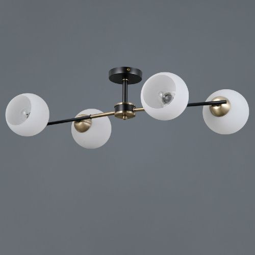 Люстра на штанге Illumico IL0469-4CSQ-24 BK AB LIBRA - фото 2