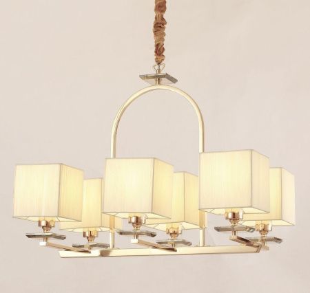 Люстра подвесная Lumina Deco Liniano (Линиано) LDP 17100-6 GD