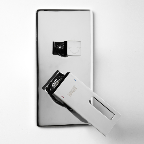 Смеситель для ванны и душа WasserKRAFT Alme 1500 1541 встраиваемый хром - фото 2