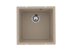 Кухонная мойка Ulgran Quartz Under 400-03 45х45 цвет бежевый