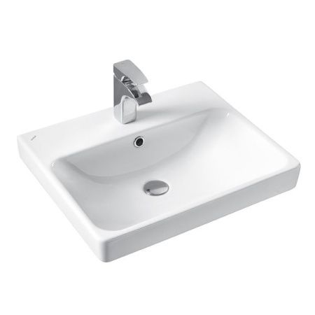 Тумба с раковиной Comforty Вена 00-00008928CF 60х50 подвесная цвет серый