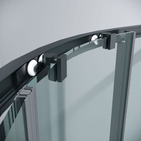 Душевой уголок Grossman Cosmo 301.K33.02.8080.21.00 80х80 стекло прозрачное профиль черный без поддона