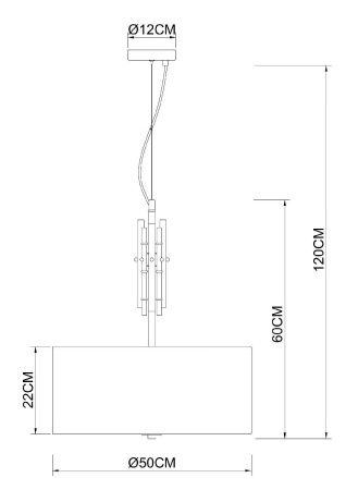Светильник подвесной Arte Lamp Taygeta (Таыгета) A4097SP-5CC