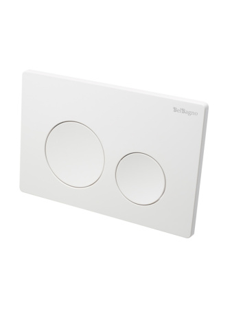 Клавиша смыва механическая BelBagno  BB-03C-BL цвет белый глянцевый