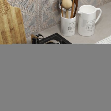 Кухонная мойка Uperwood ECON UPD-404 4910201226 45х50 цвет черный поверхность матовая