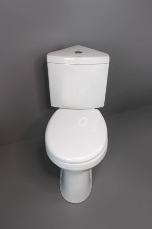 Унитаз напольный с бачком Creo Сeramique PROJECT COMBO-PR1003C белый с сиденьем с микролифт душевой смыв