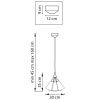 Светильник подвесной Lightstar Cone (Цоне) 757150