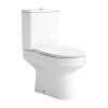 Унитаз-компакт напольный с бачком WesnaArt Eko 101-EKO05 белый с сиденьем микролифт безободковый каскадный смыв
