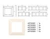 Рамка двухместная Ambrella Volt Line (Лине) AF110302