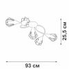 Люстра потолочная Vitaluce V3037-0/5PL