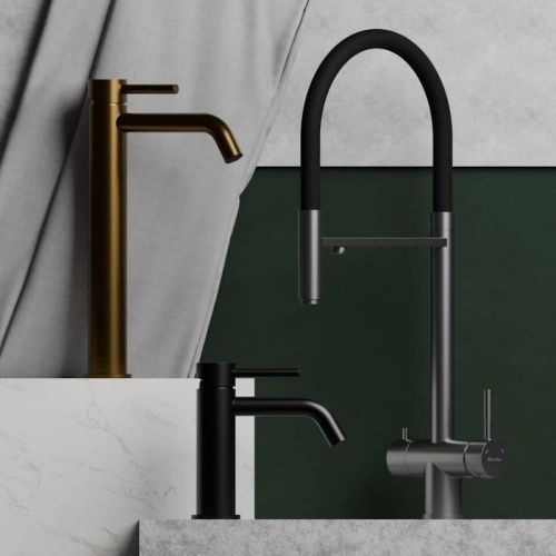 Смеситель Knotlor ECLIPSE SS-20/BL на раковину черный - фото 5