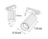 Трековый светильник Italline IT08-8010 IT08-8010 white