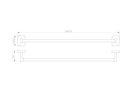 Полотенцедержатель Wonzon & Woghand Porto WW-1002