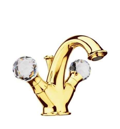 Смеситель Webert Karenina KA700102010 на раковину золото - фото 2