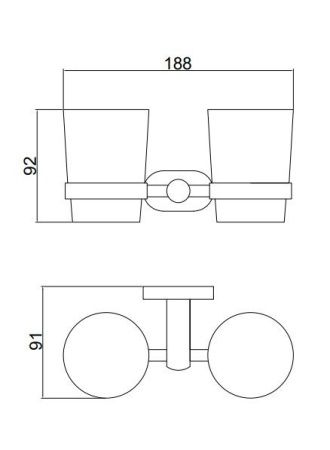 Стакан BELZ B90008