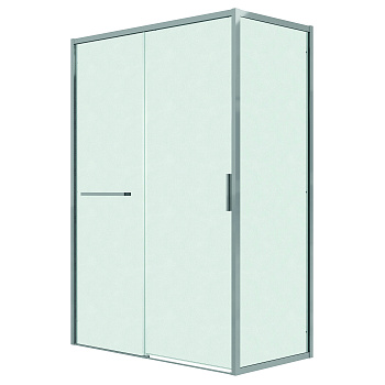 Душевой уголок Grossman Style 120.K33.05.1080.10.02 100х80 стекло текстурное профиль хром глянцевый без поддона