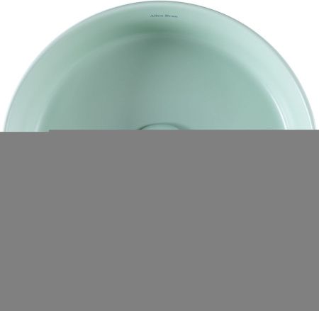 Раковина керамическая Allen Brau Fantasy 4.11032.MT 40х40 накладная цвет зеленый без отверстий под смеситель