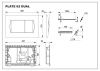 Клавиша смыва механическая Roca In-Wall 78901160B1 цвет хром