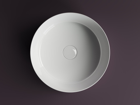 Раковина из сантехнического фарфора Ceramica Nova ELEMENT CN6032 36х36 накладная цвет белый без отверстий под смеситель