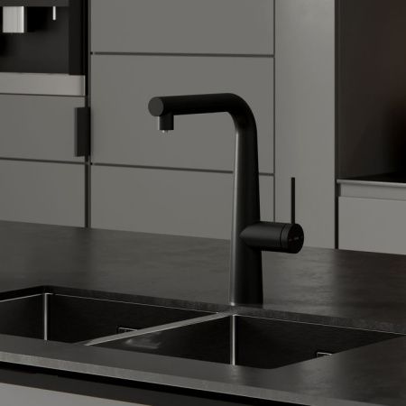 Смеситель для кухни IDDIS Pure PURBLPFi05N на мойку черный